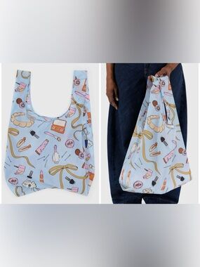 NWT Urban Outfitters BAGGU Patterned Standard Reusable Tote Bag - Get Ready - OS